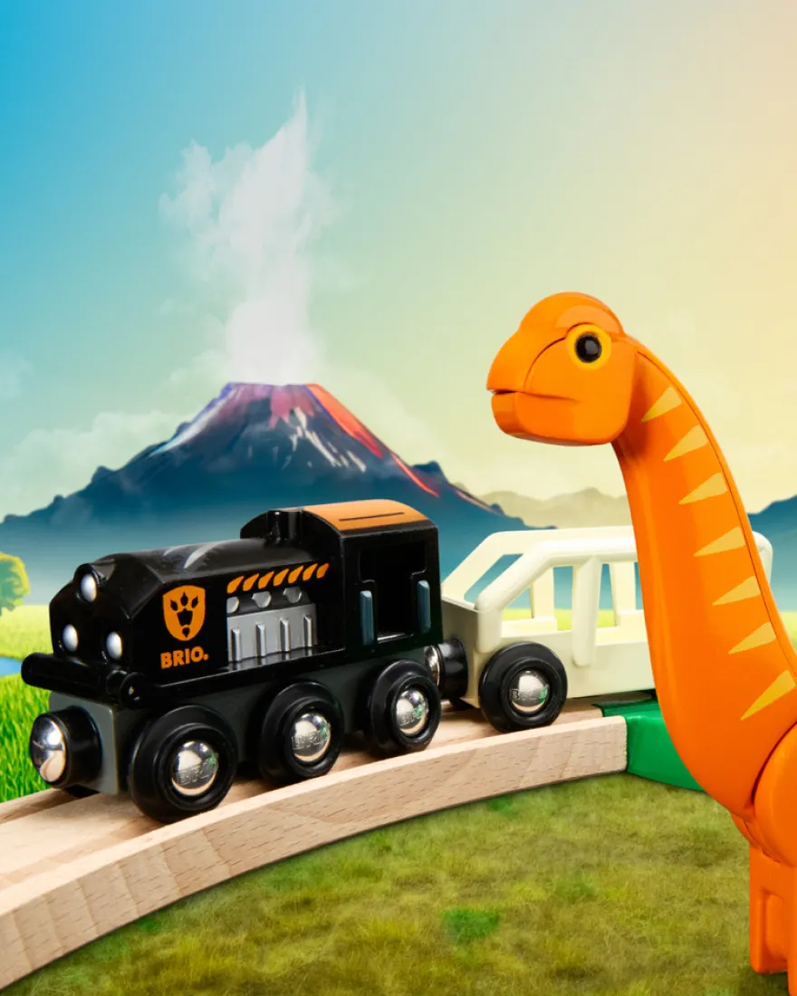 Tågbana med Dinosaurier