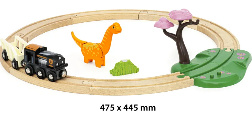 Tågbana med Dinosaurier
