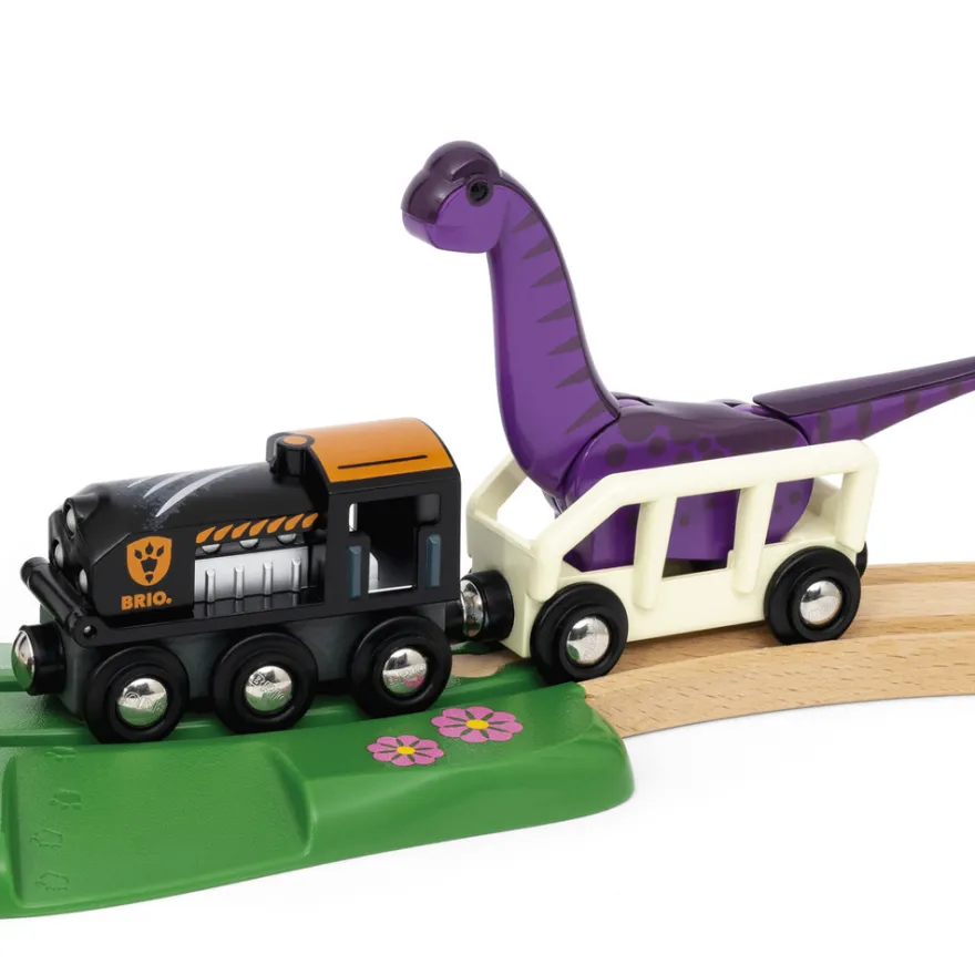Tågbaneset med Dinosaurier