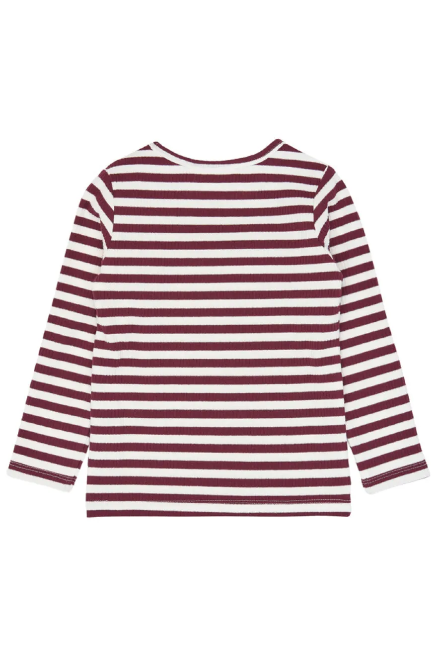 The New Siblings Fro Rib Tröja - Gardenia Striped