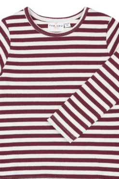 The New Siblings Fro Rib Tröja - Gardenia Striped