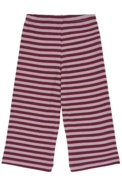 The New Siblings Fro Wide Rib Byxor - Elderberry Striped