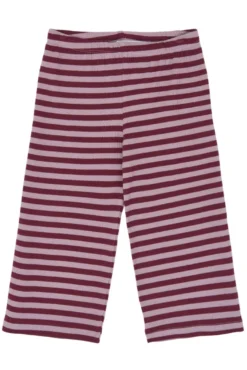 The New Siblings Fro Wide Rib Byxor - Elderberry Striped