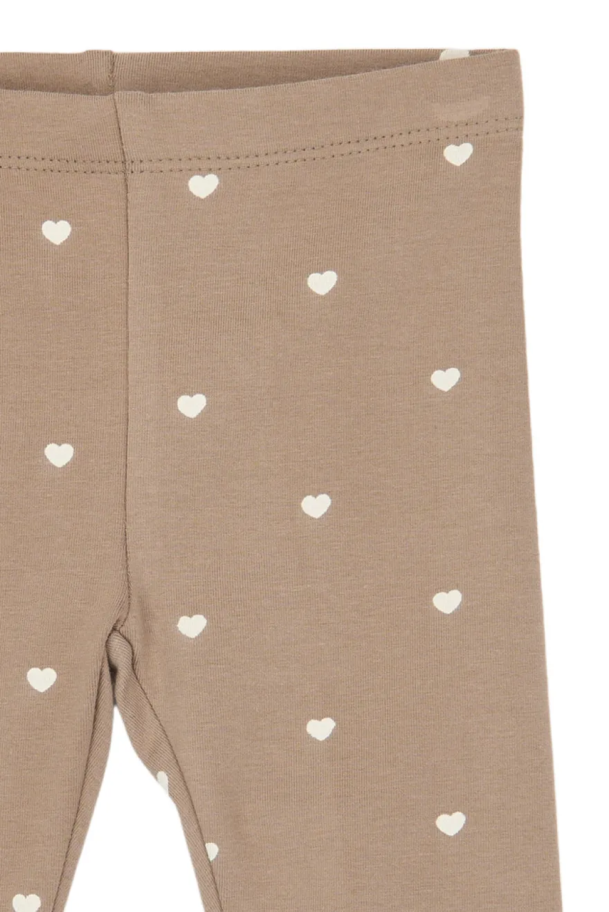 The New Siblings Nova Leggings - Taupe Gray AOP TN