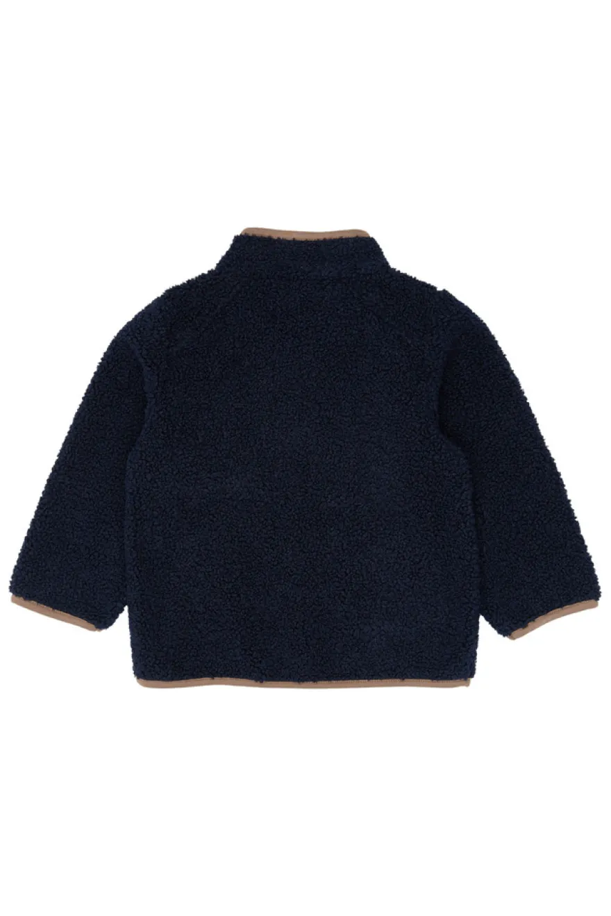 The New Siblings Stormy Uni Teddy Jacka - Navy Blazer