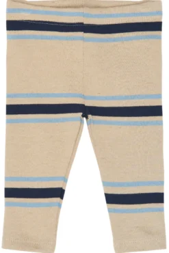 The New Siblings Theodor Leggings - Humus Striped