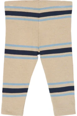 The New Siblings Theodor Leggings - Humus Striped