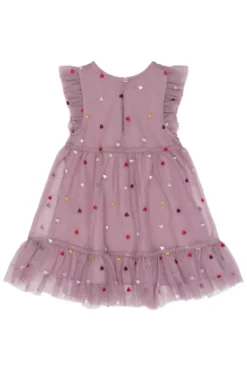 The New Siblings Vadia Mesh Klänning - Elderberry