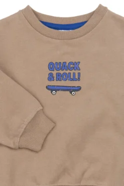 The New Siblings Valino Sweatshirt - Taupe Gray