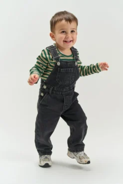 The New Siblings Valu Denim Hångselbyxor - Black Denim Wash
