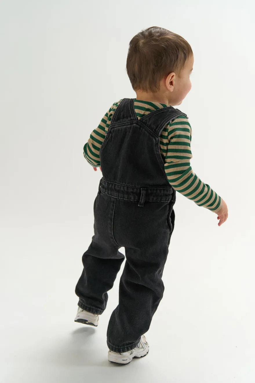 The New Siblings Valu Denim Hångselbyxor - Black Denim Wash
