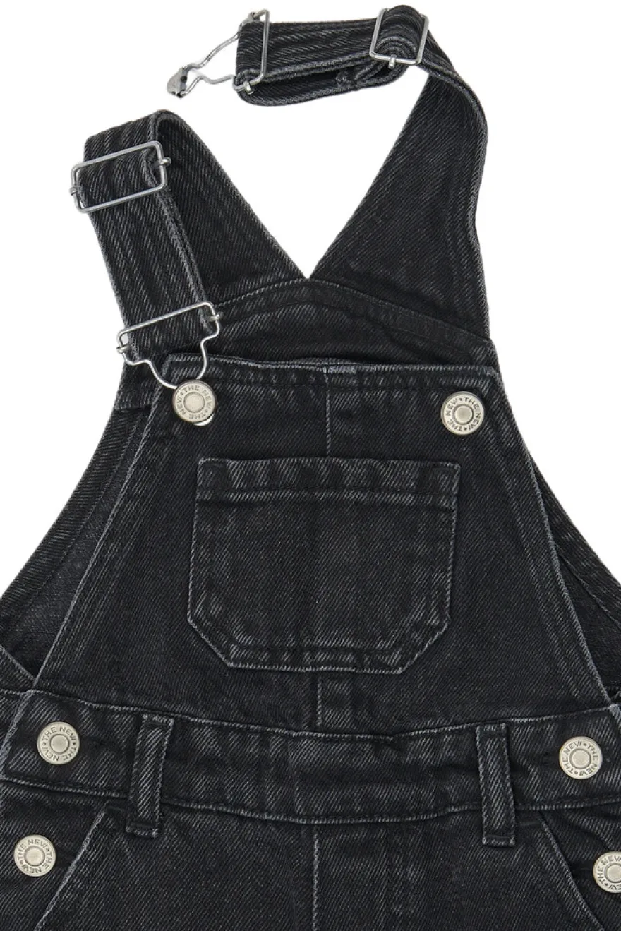 The New Siblings Valu Denim Hångselbyxor - Black Denim Wash