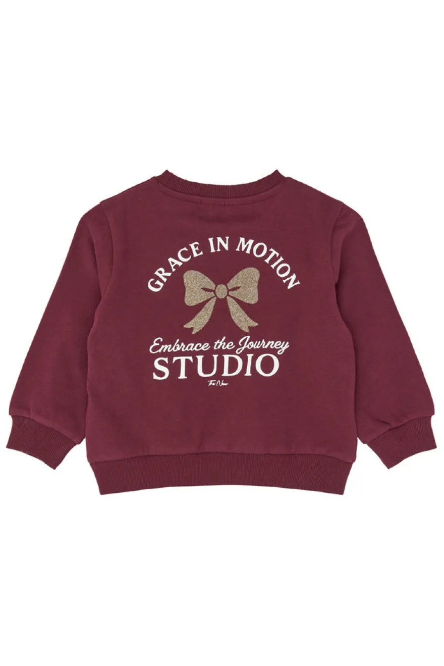 The New Siblings Verona Sweatshirt - Burgundy