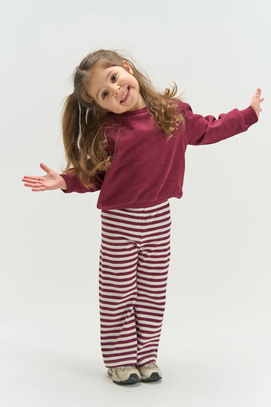 The New Siblings Verona Sweatshirt - Burgundy