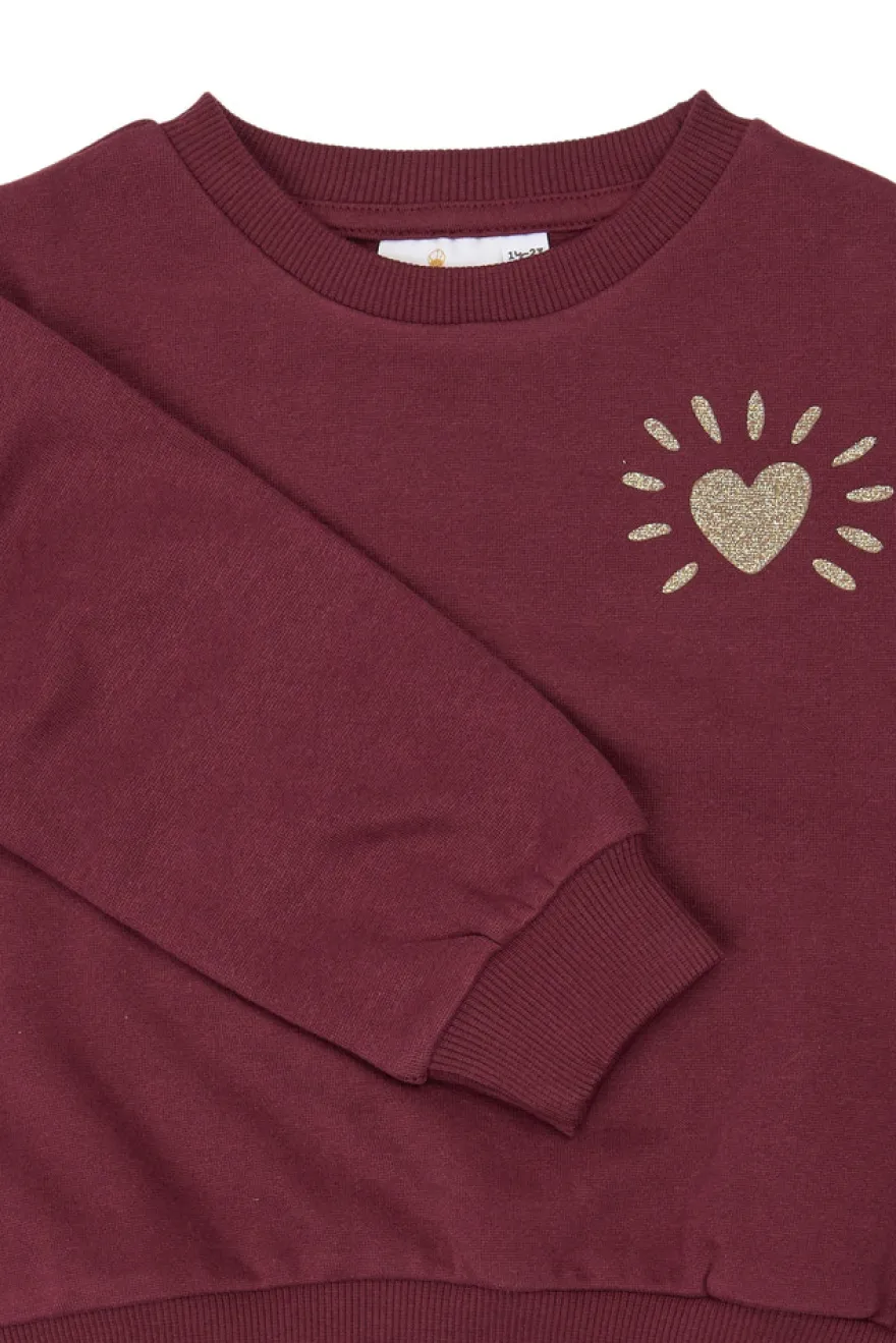 The New Siblings Verona Sweatshirt - Burgundy