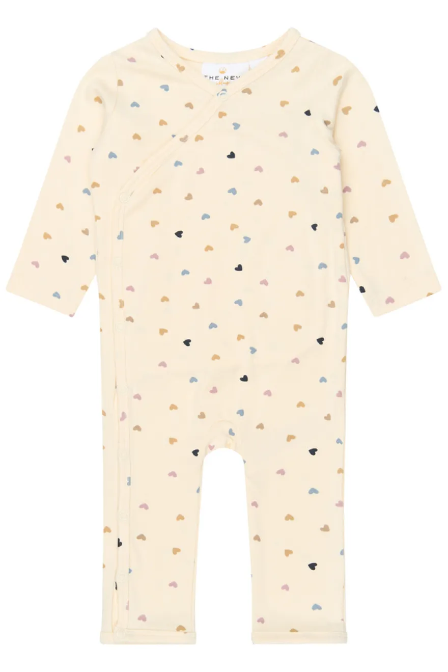 The New Siblings Viola Wrap Modal Jumpsuit - Gardenia