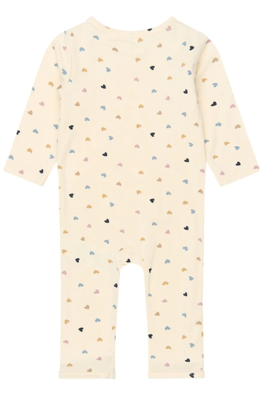 The New Siblings Viola Wrap Modal Jumpsuit - Gardenia