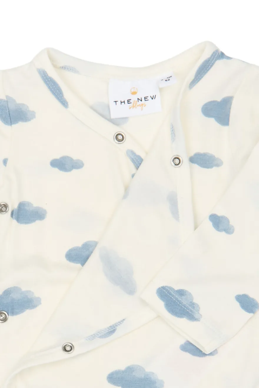 The New Siblings Vireo Långärmad Modal Wrap Body - Gardenia