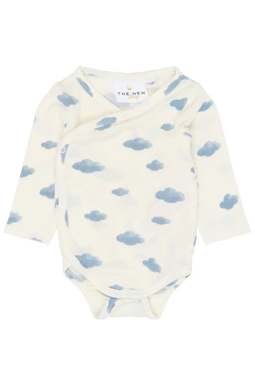 The New Siblings Vireo Långärmad Modal Wrap Body - Gardenia