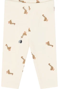 The New Siblings Vito Rib Leggings - Gardenia