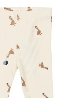 The New Siblings Vito Rib Leggings - Gardenia