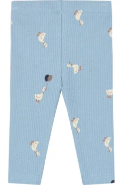 The New Siblings Vito Rib Leggings - Ashley Blue