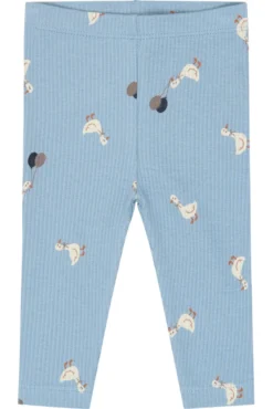 The New Siblings Vito Rib Leggings - Ashley Blue