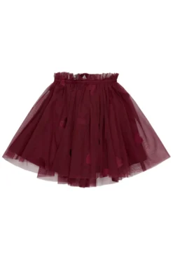 The New Siblings Vonda Mesh Kjol - Burgundy
