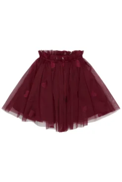 The New Siblings Vonda Mesh Kjol - Burgundy