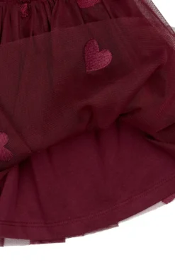 The New Siblings Vonda Mesh Kjol - Burgundy