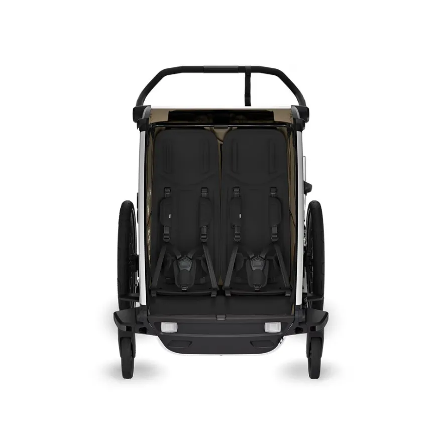 Thule Chariot Cross Gen 3 Double Cykelvagn 2 Barn - Faded Khaki