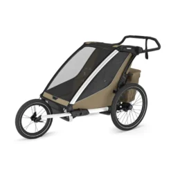 Thule Chariot Cross Gen 3 Double Cykelvagn 2 Barn - Faded Khaki
