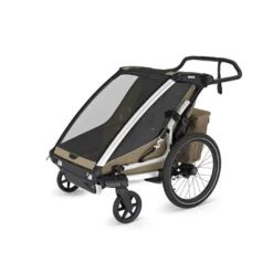Thule Chariot Cross Gen 3 Double Cykelvagn 2 Barn - Faded Khaki