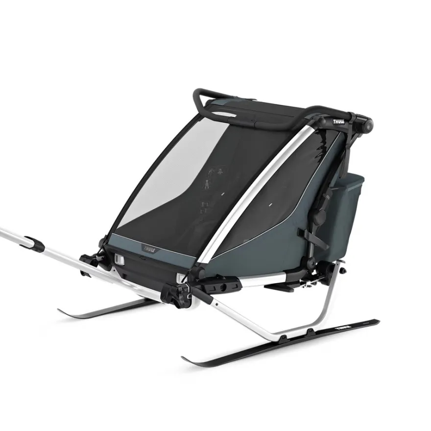 Thule Chariot Cross Gen 3 Double Cykelvagn 2 Barn - Slate