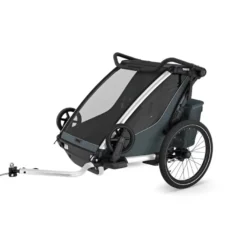 Thule Chariot Cross Gen 3 Double Cykelvagn 2 Barn - Slate