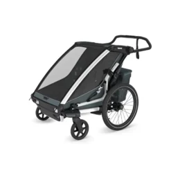 Thule Chariot Cross Gen 3 Double Cykelvagn 2 Barn - Slate