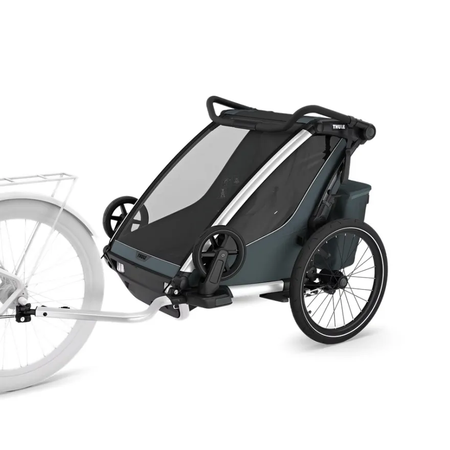 Thule Chariot Cross Gen 3 Double Cykelvagn 2 Barn - Slate
