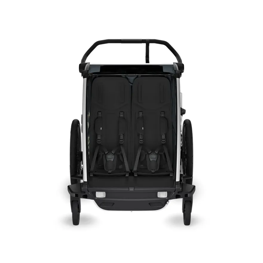 Thule Chariot Cross Gen 3 Double Cykelvagn 2 Barn - Slate