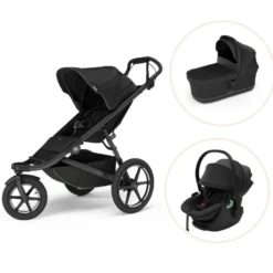Thule Urban Glide 3 Barnvagn & Maple Babyskydd 2026 - Black