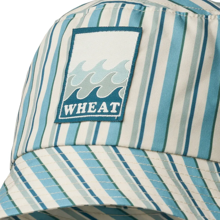 Tilo Badge Hatt - Aqua Stripe