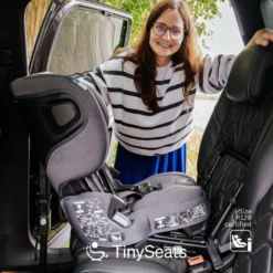 TinySeats Two Bilbarnstol & Bälteskudde