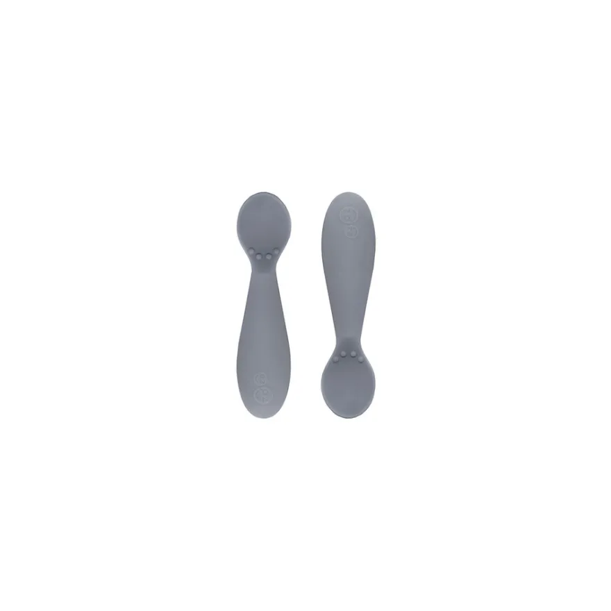 Tiny Spoon Silikon 2-Pack - Grå