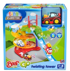 Tiny Teamsterz Beep & Go Twisting Tower With 1 Car