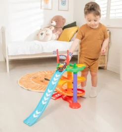 Tiny Teamsterz Beep & Go Twisting Tower With 1 Car