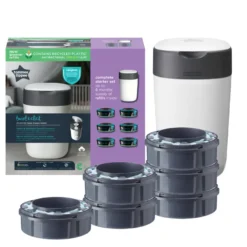 Tommee Tippee Sangenic Twist & Click Blöjhink & Refill 6-pack