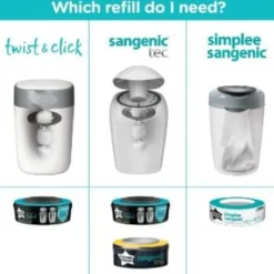 Tommee Tippee Twist & Click Refill Universal 6-pack