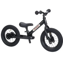Tribike Springcykel 2 Hjul - Svart