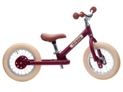 Tribike Springcykel 2 Hjul - Vintage Röd