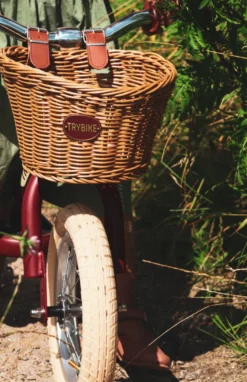Tribike Springcykel 2 Hjul - Vintage Röd