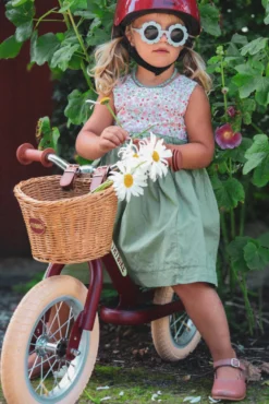 Tribike Springcykel 2 Hjul - Vintage Röd